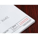 Choice 1 Part White Blank Guest Check with Carbon Sheet - 100/Case