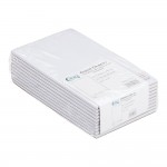 Choice 1 Part White Blank Guest Check with Carbon Sheet - 100/Case