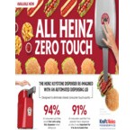 Heinz Keystone 1.5 Gallon Yellow Plastic Countertop Mustard Pump Dispenser with Touchless Automatic Dispensing Lid