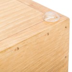 Cal-Mil 3427-5-99 Madera Rustic Pine Riser with Jar - 4 1/4