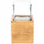 Cal-Mil 3427-5-99 Madera Rustic Pine Riser with Jar - 4 1/4