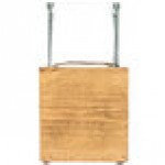 Cal-Mil 3427-5-99 Madera Rustic Pine Riser with Jar - 4 1/4