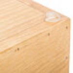 Cal-Mil 3427-5-99 Madera Rustic Pine Riser with Jar - 4 1/4