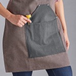 Backyard Pro Smoke Heavy-Duty Canvas Grilling Apron with Utility Pockets - 32 1/2