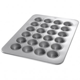 Chicago Metallic 45265 24 Cup 5.6 oz. Glazed Aluminized Steel Jumbo Texas Muffin Pan - 17 7/8