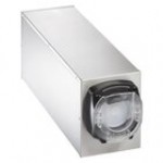 Vollrath 58821-A Stainless Steel 1-Slot 8 - 44 oz. Countertop Cup Dispenser Cabinet