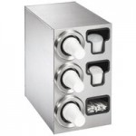 Vollrath 58821-A Stainless Steel 1-Slot 8 - 44 oz. Countertop Cup Dispenser Cabinet