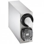 Vollrath 58821-A Stainless Steel 1-Slot 8 - 44 oz. Countertop Cup Dispenser Cabinet