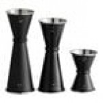 Acopa 0.5 oz. & 0.75 oz. Black Japanese Jigger