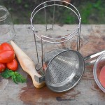 Weston 83-3030-W Stainless Steel China Cap Strainer and Pestle Set