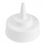 Choice 12 oz. Blue Wide Mouth Squeeze Bottle - 6/Pack