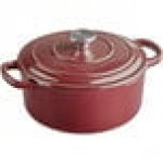 Valor 16 oz. Merlot Enameled Mini Cast Iron Pot with Cover Valor 16 oz. Merlot Enameled Mini Cast Iron Pot with Cover