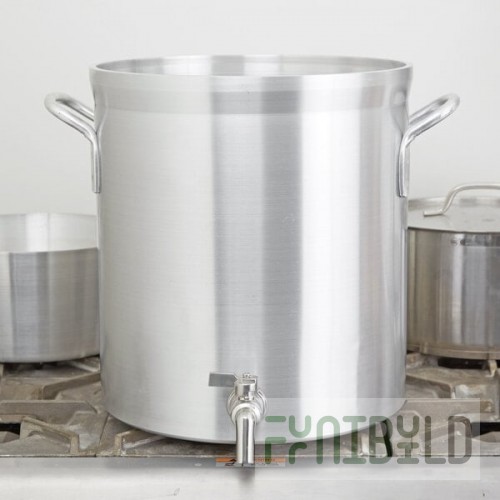Vollrath 68631 Wear-Ever Classic Select 32 Qt. Heavy Duty Aluminum Stock Pot with Faucet