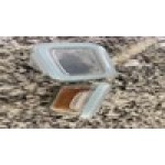 OXO Good Grips SmartSeal 3.5 Cup Clear Rectangular Glass Container with Leakproof Snap-On Lid OXO Good Grips SmartSeal 3.5 Cup Clear Rectangular Glass Container with Leakproof Snap-On Lid