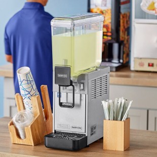 Narvon RBD2G1S Single 2 Gallon Bowl Refrigerated Beverage Dispenser - 110V