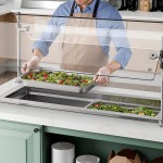 Delfield N8146NBP Narrow Two Pan Drop In Refrigerated Cold Food Well