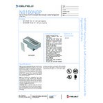 Delfield N8146NBP Narrow Two Pan Drop In Refrigerated Cold Food Well