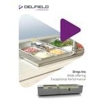 Delfield N8146NBP Narrow Two Pan Drop In Refrigerated Cold Food Well