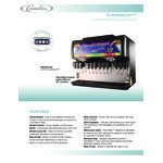 Cornelius 621055181 Enduro 250 Flavor Blast Countertop Ice / Beverage Dispenser with 8 UFB-1 Sanitary Lever Valves