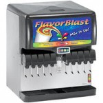 Cornelius 621055181 Enduro 250 Flavor Blast Countertop Ice / Beverage Dispenser with 8 UFB-1 Sanitary Lever Valves
