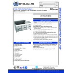 Beverage-Air SPED72HC-18M-6-CL Elite Series 72