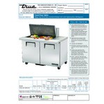 True TSSU-48-15M-B-HC 48 3/8 True TSSU-48-15M-B-HC 48 3/8