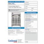 Continental Refrigerator 2F-N-GD 52