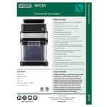 Waring WIC50 5 lb. Commercial Countertop Ice Crusher - 120V, 110W Waring WIC50 5 lb. Commercial Countertop Ice Crusher - 120V, 110W