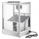 Carnival King NCM560R 10-15 lb. Nacho Chip, Popcorn, Peanut Warmer / Merchandiser with Forced Air - 120V, 560W Carnival King NCM560R 10-15 lb. Nacho Chip, Popcorn, Peanut Warmer / Merchandiser with Forced Air - 120V, 560W