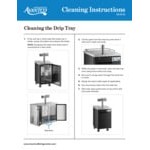 Avantco Stainless Steel Kegerator / Beer Dispenser with 2 Triple Tap Towers - (3) 1/2 Keg Capacity