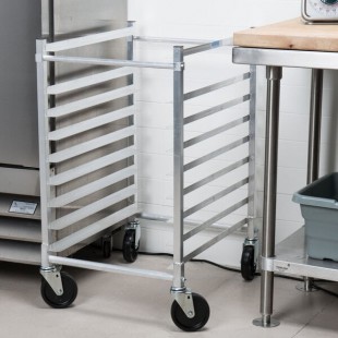 Channel 425AKD 9 Pan Aluminum End Load Half Height Sheet / Bun Pan Rack - Unassembled Channel 425AKD 9 Pan Aluminum End Load Half Height Sheet / Bun Pan Rack - Unassembled