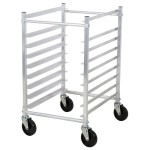 Channel 425AKD 9 Pan Aluminum End Load Half Height Sheet / Bun Pan Rack - Unassembled Channel 425AKD 9 Pan Aluminum End Load Half Height Sheet / Bun Pan Rack - Unassembled