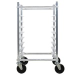 Channel 425AKD 9 Pan Aluminum End Load Half Height Sheet / Bun Pan Rack - Unassembled Channel 425AKD 9 Pan Aluminum End Load Half Height Sheet / Bun Pan Rack - Unassembled