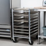 Channel 425AKD 9 Pan Aluminum End Load Half Height Sheet / Bun Pan Rack - Unassembled Channel 425AKD 9 Pan Aluminum End Load Half Height Sheet / Bun Pan Rack - Unassembled