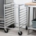 Channel 425AKD 9 Pan Aluminum End Load Half Height Sheet / Bun Pan Rack - Unassembled Channel 425AKD 9 Pan Aluminum End Load Half Height Sheet / Bun Pan Rack - Unassembled