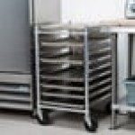 Channel 425AKD 9 Pan Aluminum End Load Half Height Sheet / Bun Pan Rack - Unassembled Channel 425AKD 9 Pan Aluminum End Load Half Height Sheet / Bun Pan Rack - Unassembled