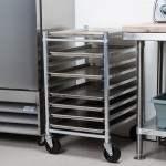 Channel 425AKD 9 Pan Aluminum End Load Half Height Sheet / Bun Pan Rack - Unassembled Channel 425AKD 9 Pan Aluminum End Load Half Height Sheet / Bun Pan Rack - Unassembled