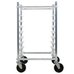 Channel 425AKD 9 Pan Aluminum End Load Half Height Sheet / Bun Pan Rack - Unassembled Channel 425AKD 9 Pan Aluminum End Load Half Height Sheet / Bun Pan Rack - Unassembled