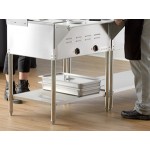 Avantco STE-2SG Two Pan Open Well Electric Steam Table with Undershelf, Overshelf, and Sneeze Guard - 120V, 1000W Avantco STE-2SG Two Pan Open Well Electric Steam Table with Undershelf, Overshelf, and Sneeze Guard - 120V, 1000W