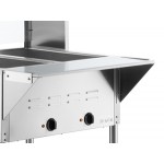 Avantco STE-2SG Two Pan Open Well Electric Steam Table with Undershelf, Overshelf, and Sneeze Guard - 120V, 1000W Avantco STE-2SG Two Pan Open Well Electric Steam Table with Undershelf, Overshelf, and Sneeze Guard - 120V, 1000W