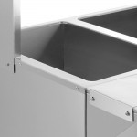 Avantco STE-2SG Two Pan Open Well Electric Steam Table with Undershelf, Overshelf, and Sneeze Guard - 120V, 1000W Avantco STE-2SG Two Pan Open Well Electric Steam Table with Undershelf, Overshelf, and Sneeze Guard - 120V, 1000W