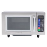 Waring WMO90 Stainless Steel Commercial Microwave with Push Button Controls - 120V, 1000W Waring WMO90 Stainless Steel Commercial Microwave with Push Button Controls - 120V, 1000W