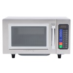 Waring WMO90 Stainless Steel Commercial Microwave with Push Button Controls - 120V, 1000W Waring WMO90 Stainless Steel Commercial Microwave with Push Button Controls - 120V, 1000W
