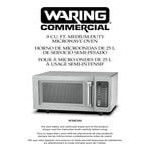 Waring WMO90 Stainless Steel Commercial Microwave with Push Button Controls - 120V, 1000W Waring WMO90 Stainless Steel Commercial Microwave with Push Button Controls - 120V, 1000W