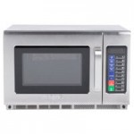 Waring WMO90 Stainless Steel Commercial Microwave with Push Button Controls - 120V, 1000W Waring WMO90 Stainless Steel Commercial Microwave with Push Button Controls - 120V, 1000W