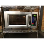 Waring WMO90 Stainless Steel Commercial Microwave with Push Button Controls - 120V, 1000W Waring WMO90 Stainless Steel Commercial Microwave with Push Button Controls - 120V, 1000W