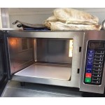 Waring WMO90 Stainless Steel Commercial Microwave with Push Button Controls - 120V, 1000W Waring WMO90 Stainless Steel Commercial Microwave with Push Button Controls - 120V, 1000W