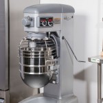 Hobart Legacy+ HL400-1 40 Qt. Planetary Floor Mixer with Guard & Standard Accessories - 240V, 3 Phase, 1 1/2 hp