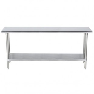 Advance Tabco SLAG-365-X 16 Gauge Stainless Steel Work Table with Stainless Steel Undershelf - 36