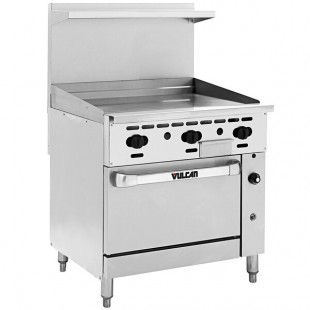 Vulcan 36R-36G Endurance Liquid Propane Range with 36